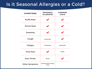 How to Tell the Difference Between a Cold and Allergies